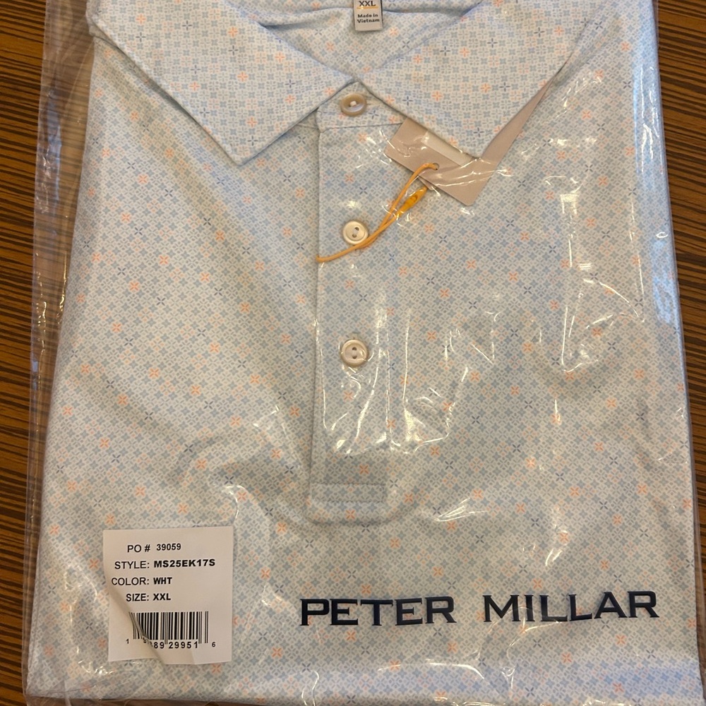 Peter Millar Sky Blue Polo Shirt